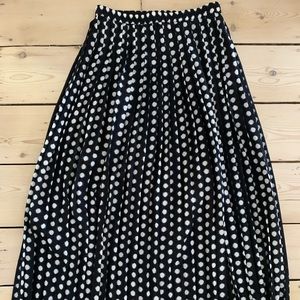 Michael Kors Navy and White Skirt